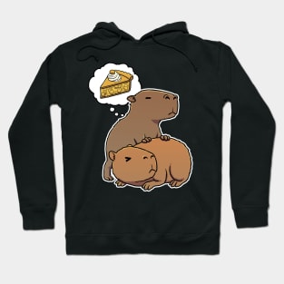 Capybara hungry for Apple Pie Hoodie